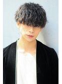 波巻きパーマ 縦落ちパーマ 重めマッシュ