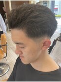 ビジネスショートメンズマッシュツイストパーマツーブロック