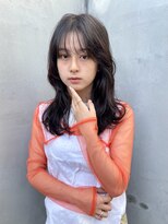 リジェール 鶴舞店&nbsp;顔まわりレイヤー×アッシュカラー