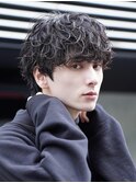 シャドウパーマ名古屋テテ風ゆるめパーマ韓国ヘア波巻きツイスト