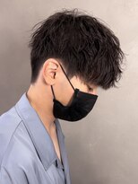 マッシュスパイラルパーマツイストスパイラル波巻きメンズ