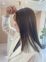 ジーナ 北千住ミルディス通り(Zina) 暗髪でも透明感溢れるオリーブグレージュ＊