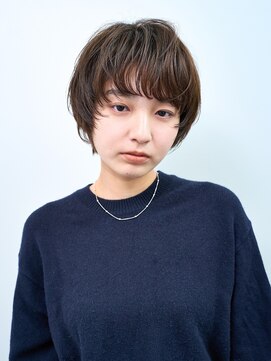 ロンドアンメゾン 原宿(Lond un Maison.) くびれヘア/アプリコットオレンジ/レイヤー/ショートボブ/韓国