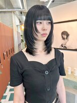 ノエ(noe) くびれヘア/アプリコットオレンジ/ハイライトカラー/栄c164