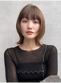 大人かわいい◎くびれシアーボブ<耳かけOK>MINX中村