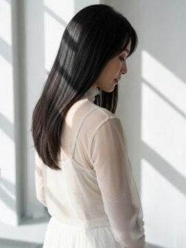 ザボヘアーデザイン(ZABO hair design) 艶めく黒髪ストレート／太宰府市通古賀