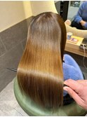 【神戸三宮】うる艶ストレート美髪カラー髪質改善トリートメント