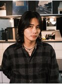 メンズミディアム　メンズボブ　毛流れスパイラル