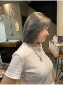 #ブリーチ#ダブルカラー#寒色カラー