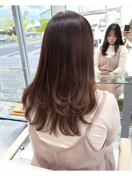 ロングレイヤー/ハッシュカット