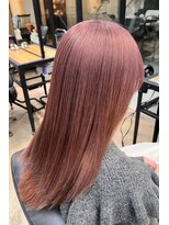 エフィールリアモ(afeel riamo)&nbsp;チェリーピンクカラーブリーチカラー