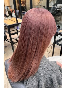 エフィールリアモ(afeel riamo) チェリーピンクカラーブリーチカラー