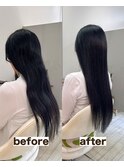 田園調布髪質改善｜純度100％トリートメント＋カット＋カラー