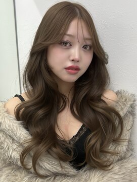 アイトーキョーエス 渋谷(AI TOKYO S) ブリーチなしダブルカラーヘーゼルベージュイルミナカラー透明感