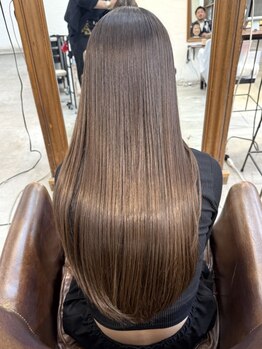 NIUNIU moon【5月1日OPEN（予定）】の写真/【南蔵王/東深津】ハイトーンでも艶髪に☆次世代髪質改善メニューでこれまでにない艶と潤いの美しい髪へ♪