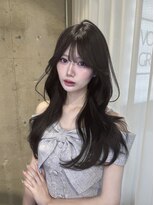 ボタン テンジン(VOTAN tenjin)&nbsp;暗髪カラーとレイヤーカットで上品な韓国style☆