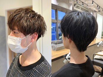ルータス(loutus)の写真/トレンドのメンズニュアンスパーマでワンランク上のお洒落を☆再現性抜群のスタイルで朝のセットも決まる！
