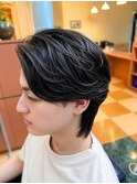 毛流れフェザーパーマ