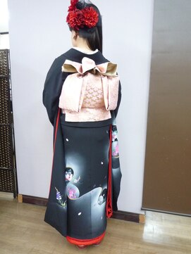 美容室 人形の家 本店 着付け♪