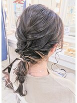 ヘアメイクアンドフォトスタジオ ベストシーン 有楽町 東京交通会館 編みおろし