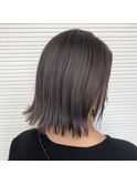 透け感パープルグレー