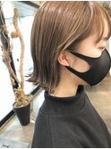 【Devellope.】千葉担当 切りっぱなしボブ ベージュカラー