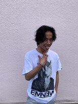 バーバー ナカジマ&nbsp;センターパートスタイル