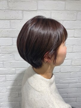 ピリオド(period.) 湿気や汗に負けない！丸みショート＊