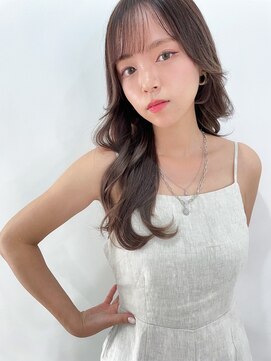 ジーナ 名駅(XENA.) 《xena/中島》色気のある韓国くびれヘア×顔まわりカット