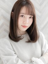 ローマ ギンザ(ROMA Ginza)&nbsp;【ROMA銀座】オーガニックカラー/マロンベージュ/さら艶セミディ