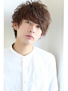 エスドットブルーム(S.BROOM) メンズパーマ×フェザーマッシュ