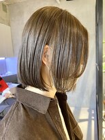 エリマ 調布(elima)&nbsp;大人ボブ/レイヤーボブ/くびれヘア/ベージュカラー/ハイライト