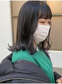 暗髪◎地毛風カラー