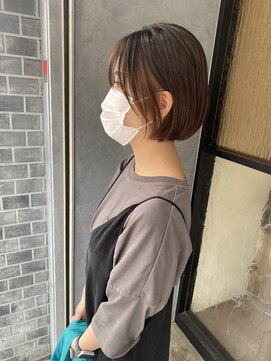 ネオリーブ ジューク 日吉店(Neolive JuQ) 大人ボブ☆イヤリングカラー