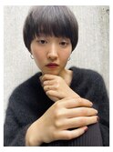 表参道/カットが上手い/ショートマッシュ/黒髪/ショート&ボブw