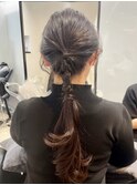 簡単☆オシャレなタイトヘアアレンジ　表参道髪質改善イメチェン