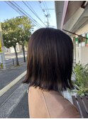 切りっぱなしボブ