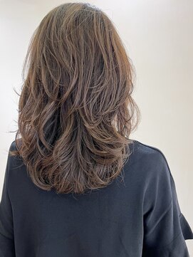 ファチュール(fAture.) デジタルパーマ小顔外ハネボブ毛先パーマ愛されふわミディ