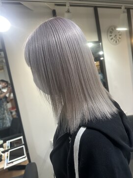 ラフ 難波店(LAFF) #黒髪#ボブルフ#ネビージュ#小顔#ワンレン