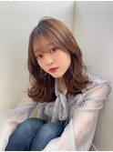 まなstyleレイヤーカットのお色気ヘア 20代30代40代　お顔まわり
