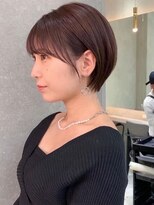 ロンド 表参道店(Lond)&nbsp;◇丸みショート マッシュショート パープルカラー 表参道