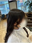 結んでも下ろしても可愛い顔まわり