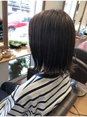ボブ×マットカラー