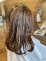 ルーチュヘアー(Lu cu hair)&nbsp;ケアブリーチハイライトベージュカラー