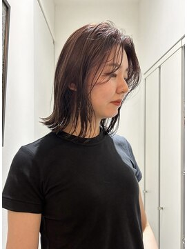 ヌークバイラヴェスト 四日市(neuk by lovest) パッっと　ボブ　顔まわりレイヤー