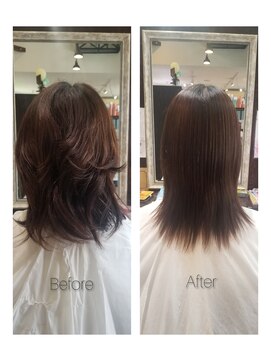 ヘアーアンドネイル ルシア(Hair&Nail Lucia) 艶さらストレート