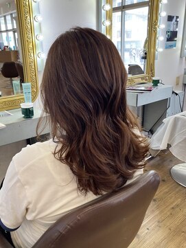 コワファースト 別府 ロングレイヤー×深みブラウン