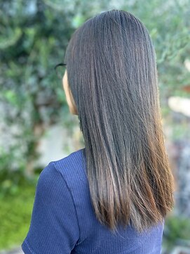 リリー(Rilie) 透明感ダークグレージュ/髪質改善ストレート