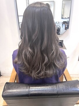 ヘアーラニッシュ 三郷中央店(hair Lanish) くすみグレージュ/バレイヤージュカラー/20代30代40代