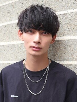 エイド 渋谷(aid) ソフトツイストパーマナチュラルマッシュ刈り上げツーブロック